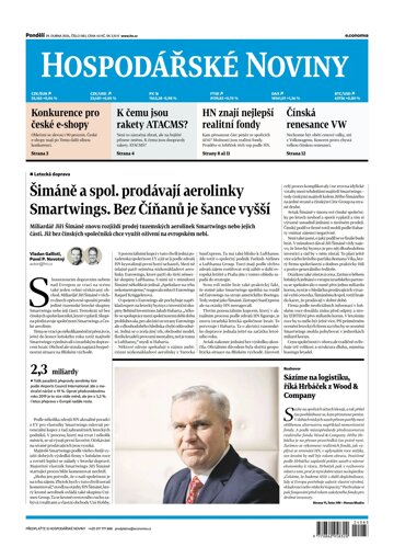 Obálka e-magazínu Hospodářské noviny 083 - 29.4.2024