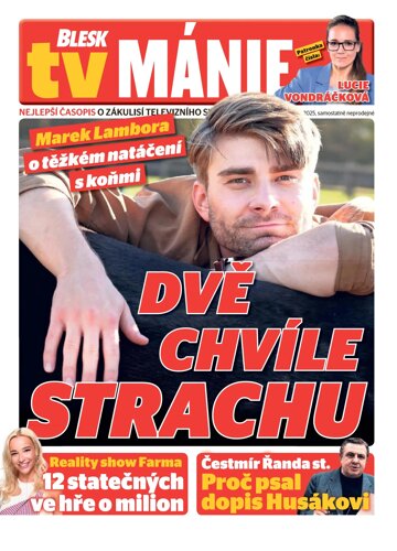 Obálka e-magazínu Blesk Tv manie 21.6.2025
