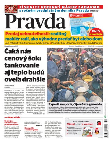 Obálka e-magazínu Pravda 5. 8. 2025