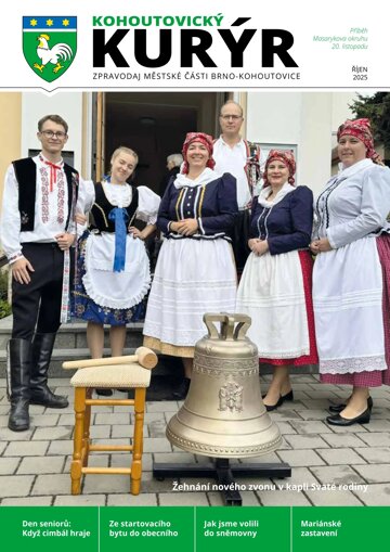 Obálka e-magazínu Kohoutovický Kurýr 10/2025