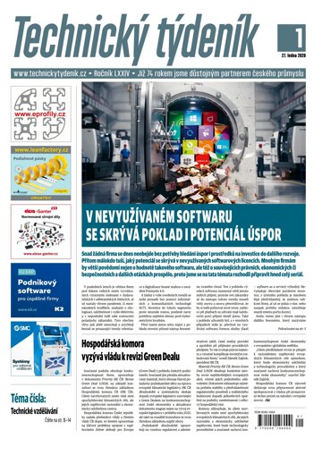 Obálka e-magazínu Technický týdeník 1/2026
