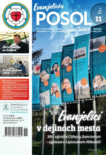 Obálka e-magazínu Evanjelický posol spod Tatier 11/2026