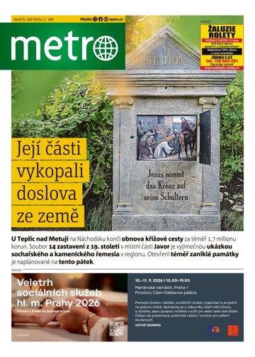 Obálka e-magazínu deník METRO 8.9.2026