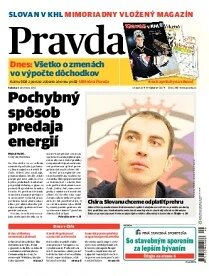 Obálka e-magazínu Pravda 8.12.2012
