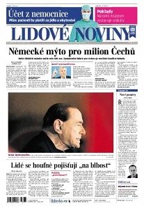 Obálka e-magazínu Lidové noviny 28.11.2013