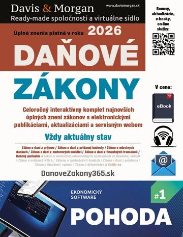 Obálka knihy Daňové zákony 2026 SR XXL ProFi