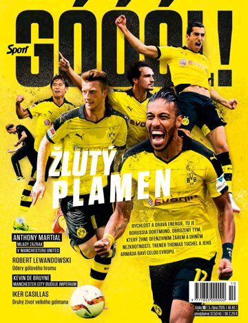 Obálka e-magazínu Sport Goool! 10/2015