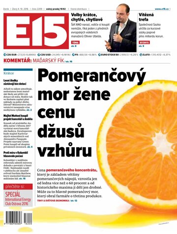 Obálka e-magazínu E15 4.10.2016