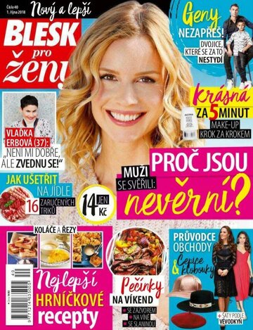 Obálka e-magazínu Blesk pro ženy 1.10.2018