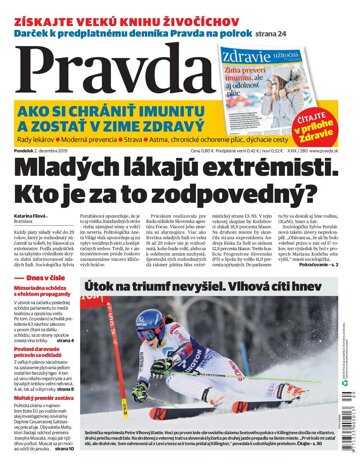 Obálka e-magazínu Pravda 2. 12. 2019