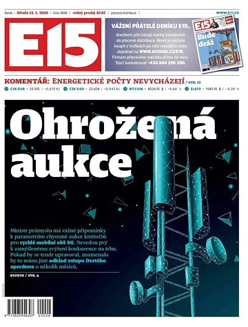 Obálka e-magazínu E15 15.1.2020