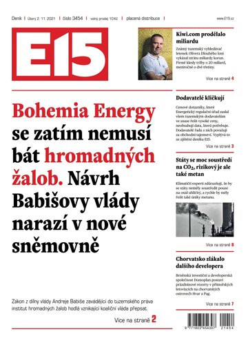 Obálka e-magazínu E15 2.11.2021