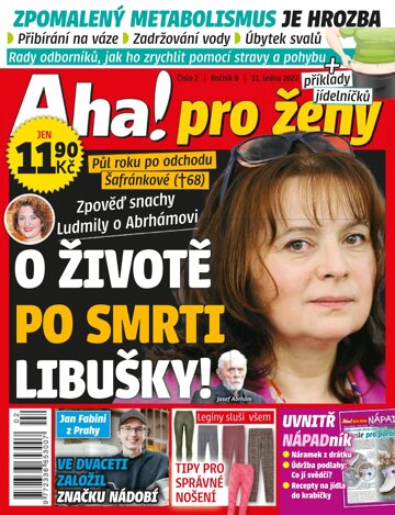 Obálka e-magazínu AHA! pro ženy 2/2022