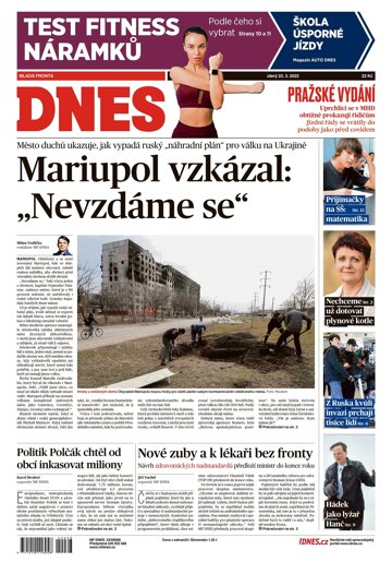 Obálka e-magazínu MF Dnes 22.3.2022