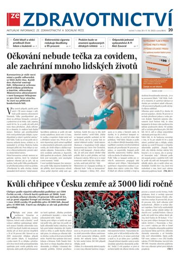 Obálka e-magazínu Ze Zdravotnictví 20/2022
