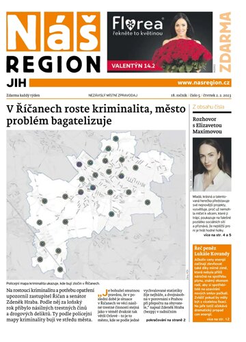 Obálka e-magazínu Náš Region - Jih 5/2023
