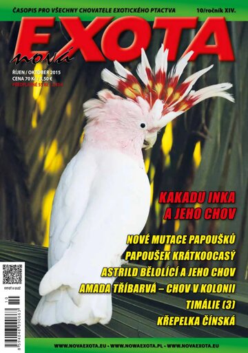 Obálka e-magazínu Nová EXOTA 10/2015