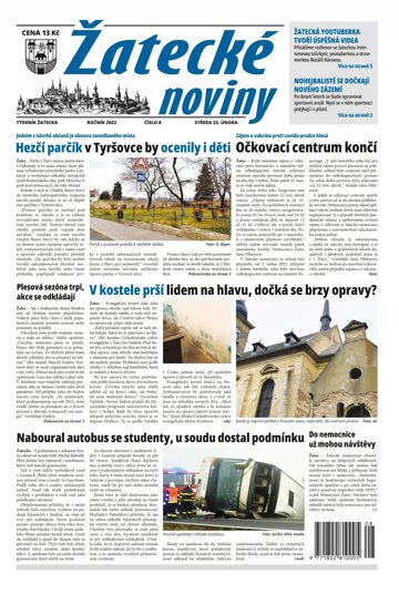 Obálka e-magazínu Žatecké noviny 8/2022