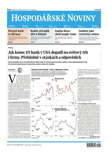 Obálka e-magazínu Hospodářské noviny 052 - 14.3.2023