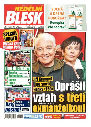 Obálka e-magazínu Nedělní Blesk 21.5.2023