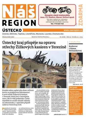 Obálka e-magazínu Náš Region - Ústecko 29/2023