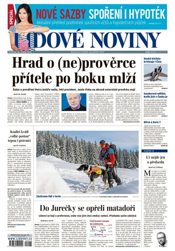 Obálka e-magazínu Lidové noviny 18.1.2024