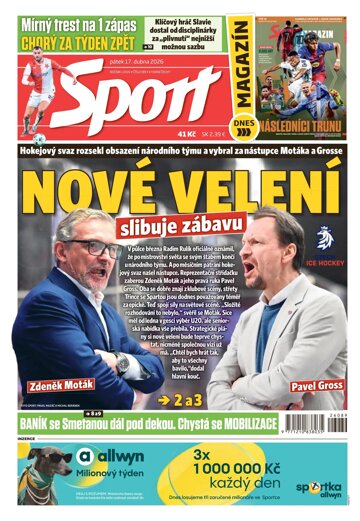 Obálka e-magazínu Sport 17.4.2026