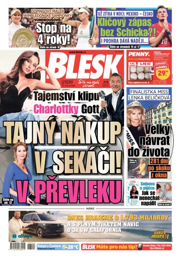 Obálka e-magazínu Blesk 23.6.2026