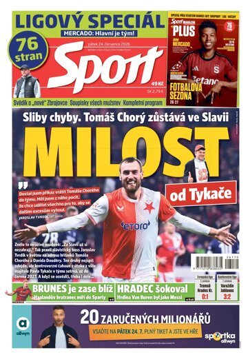 Obálka e-magazínu Sport 24.7.2026