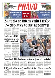 Deník Právo 27.4.2023