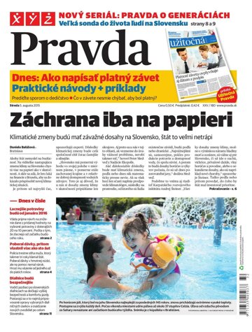 Obálka e-magazínu Pravda 5. 8. 2015