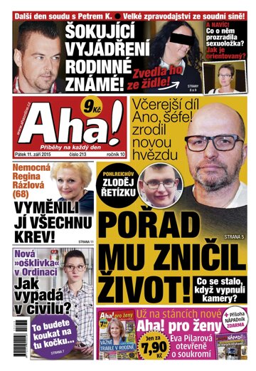 Obálka e-magazínu AHA! 11.9.2015