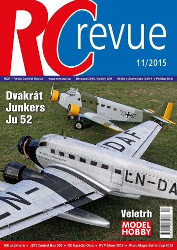 Obálka e-magazínu RC revue 11/15