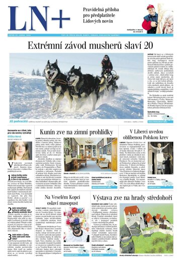 Obálka e-magazínu LN+ Čechy - 29.1.2016