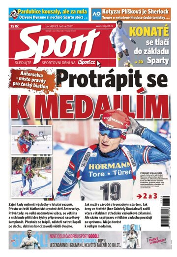 Obálka e-magazínu Sport 23.1.2017