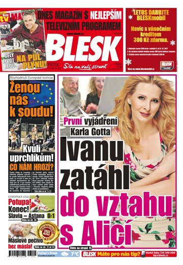 Obálka e-magazínu Blesk 8.12.2017