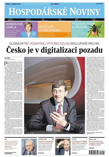 Obálka e-magazínu Hospodářské noviny 128 - 4.7.2018