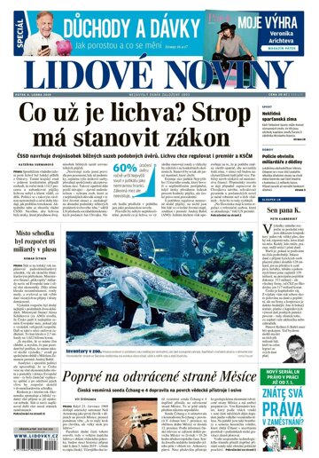 Obálka e-magazínu Lidové noviny 4.1.2019