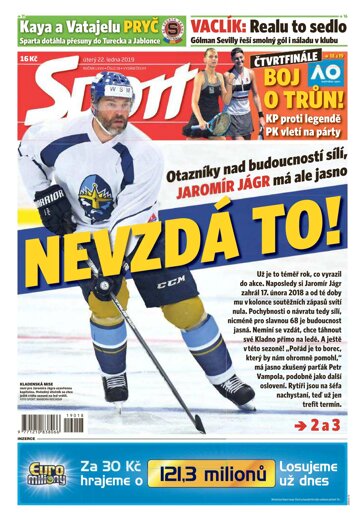 Obálka e-magazínu Sport 22.1.2019