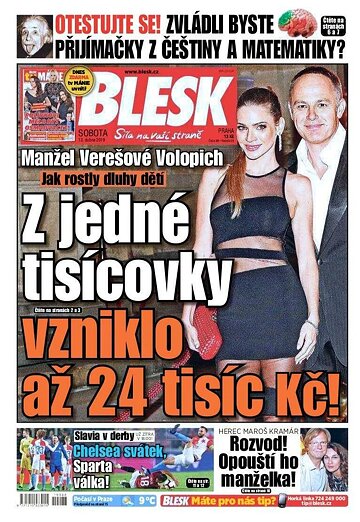 Obálka e-magazínu Blesk 13.4.2019