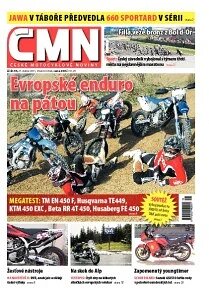 Obálka e-magazínu ČESKÉ MOTOCYKLOVÉ NOVINY 16/2011