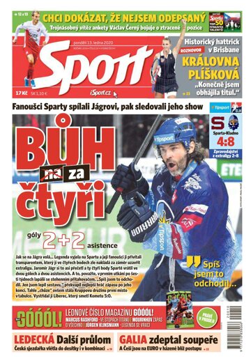 Obálka e-magazínu Sport 13.1.2020