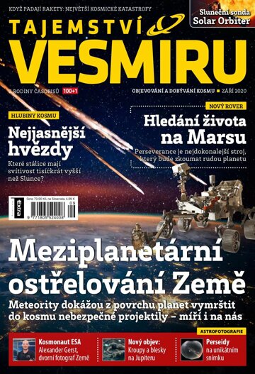 Obálka e-magazínu Tajemství Vesmíru 9/2020