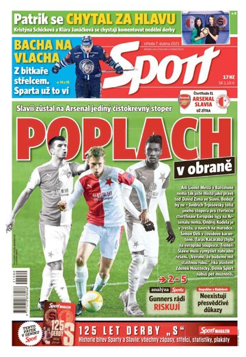 Obálka e-magazínu Sport 7.4.2021