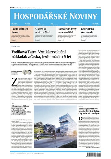 Obálka e-magazínu Hospodářské noviny 179 - 15.9.2021