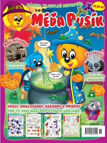 Obálka e-magazínu Méďa Pusík 11/2022