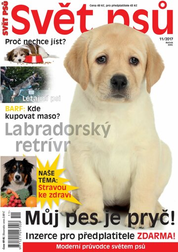 Obálka e-magazínu Svět psů 11/2017