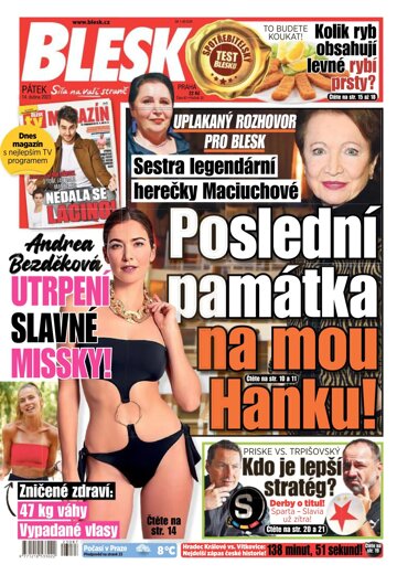 Obálka e-magazínu Blesk 14.4.2023