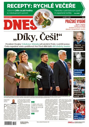 Obálka e-magazínu MF Dnes 5.5.2025