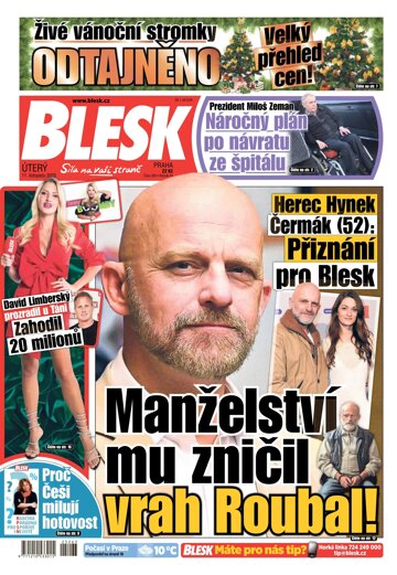 Obálka e-magazínu Blesk 11.11.2025